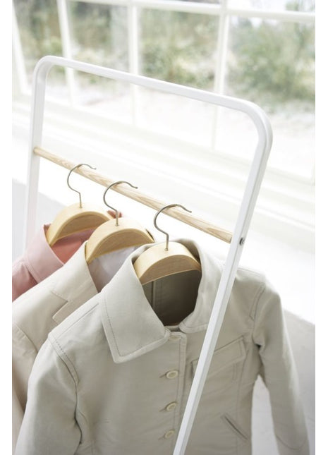 07671 Yamazaki Hanger Rack 1.0 - kapstok staand kledingrek - wit