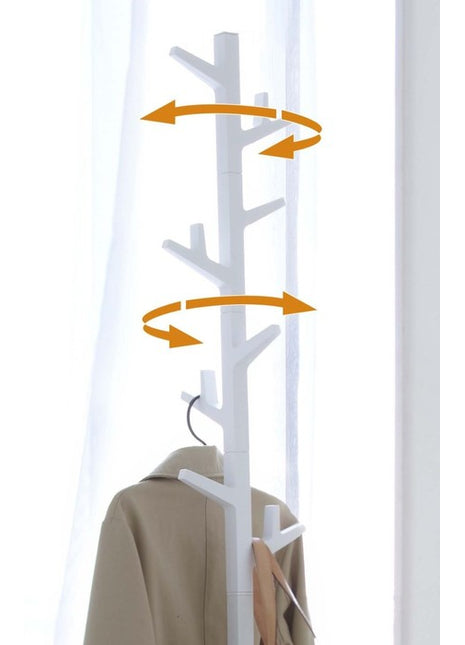 07066 Yamazaki Brange Hanger Kapstok staand wit