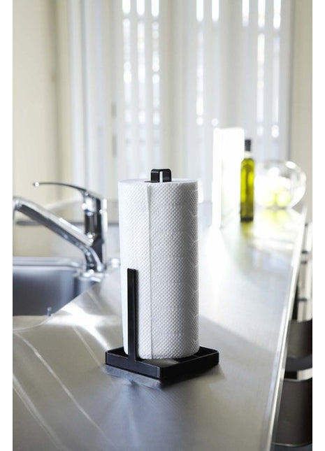 06782 Yamazaki Tower keukenrolhouder zwart