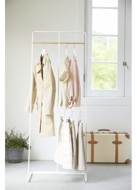 02738 Yamazaki Hanger Rack 1.1 - kledingrek / kapstok staand wit