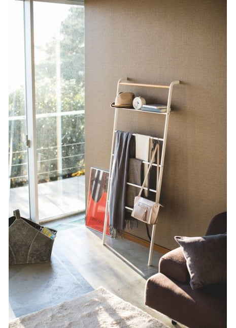 03871 Yamazaki Ladder Wide / handdoekenrek - wit