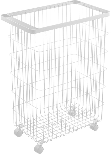 Yamazaki Tower wasmand met wielen wit