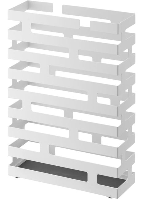 02360 Yamazaki Brick paraplubak - staal - wit