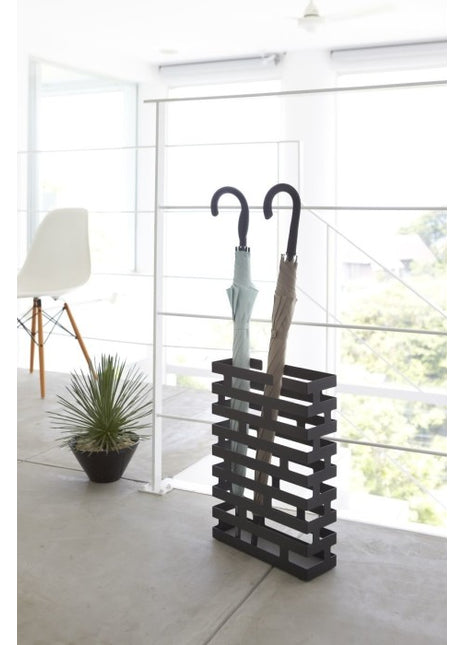 02361 Yamazaki Brick paraplubak - staal - zwart