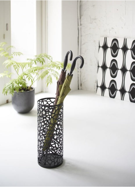 06322 Yamazaki Nest paraplubak rond - staal zwart