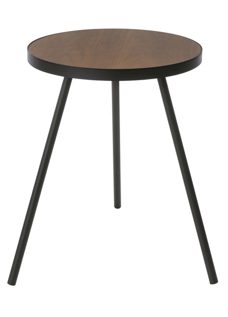 Yamazaki Tower ronde bijzettafel zwart