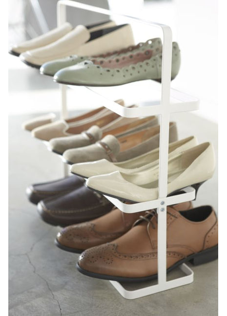 02480 Yamazaki schoenenrek Wide - staal - 9 paar - wit