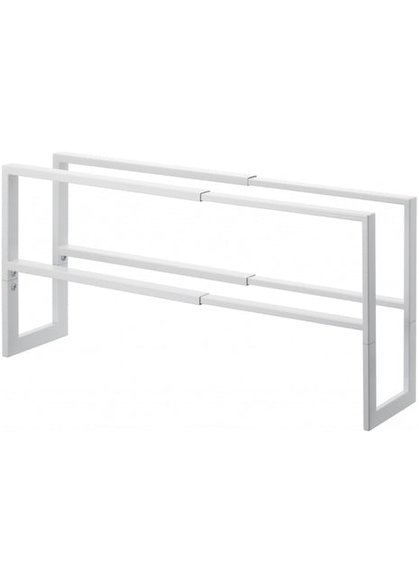 03190 Yamazaki schoenenrek 2 laags uitschuifbaar wit