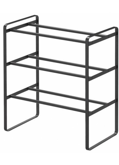 07556 Yamazaki Frame schoenenrek uitschuif / stapelbaar zwart