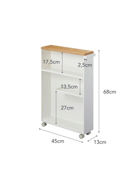 Yamazaki Tower opbergtrolley wit