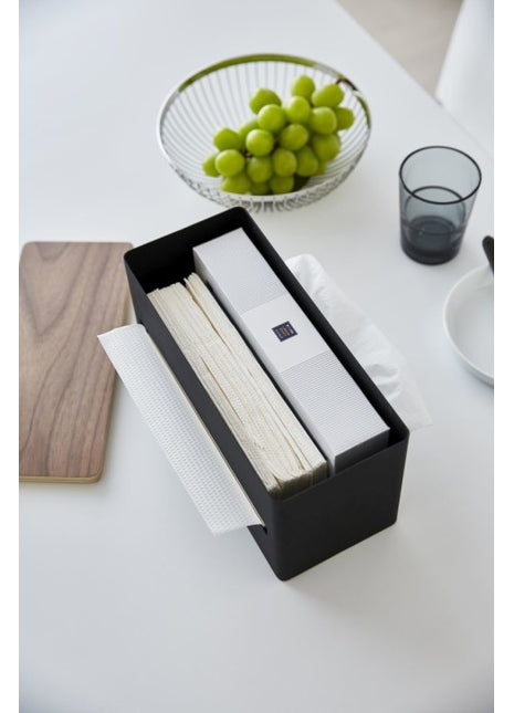 04766 Yamazaki Rin tissue case 2 zijdig - zwart