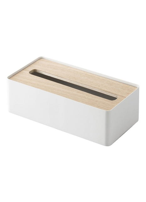 07730 Yamazaki Rin tissue case / tissue houder wit blank hout