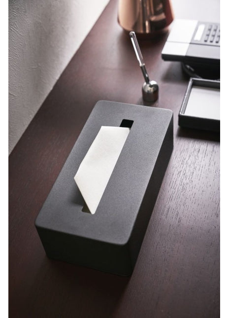 04216 Yamazaki tower tissue doos / tissuehouder staal zwart