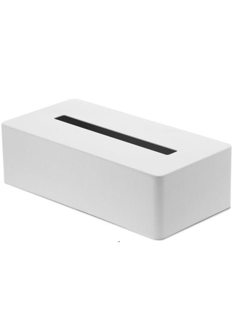 04215 Yamazaki tower tissue doos / tissuehouder staal wit