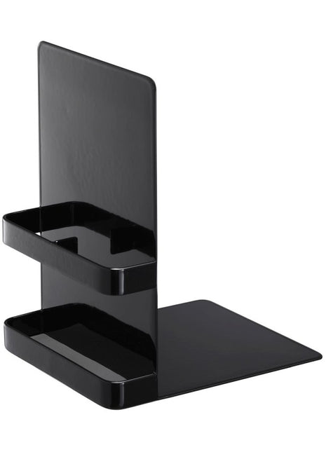06873 Yamazaki Tower boekensteun met opbergvak zwart