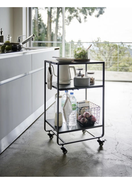 04919 Yamazaki tower keukentrolley zwart
