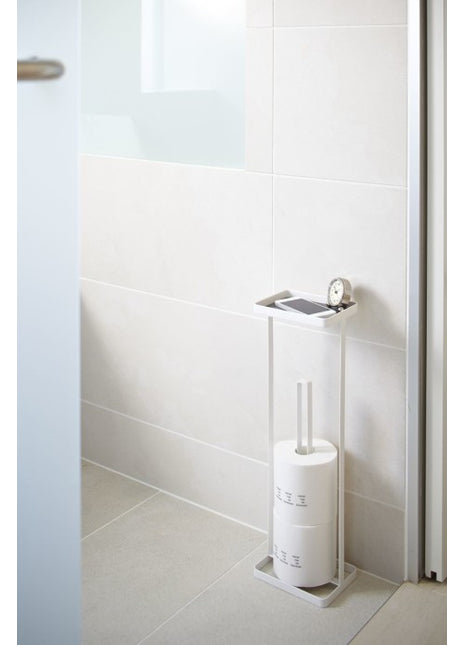 07739 Yamazaki Tower WC toiletpapier houder wit