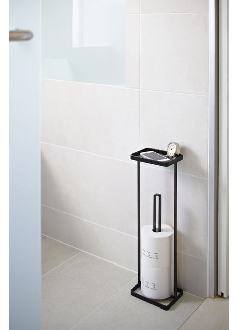 07740 Yamazaki Tower WC toiletpapier houder zwart
