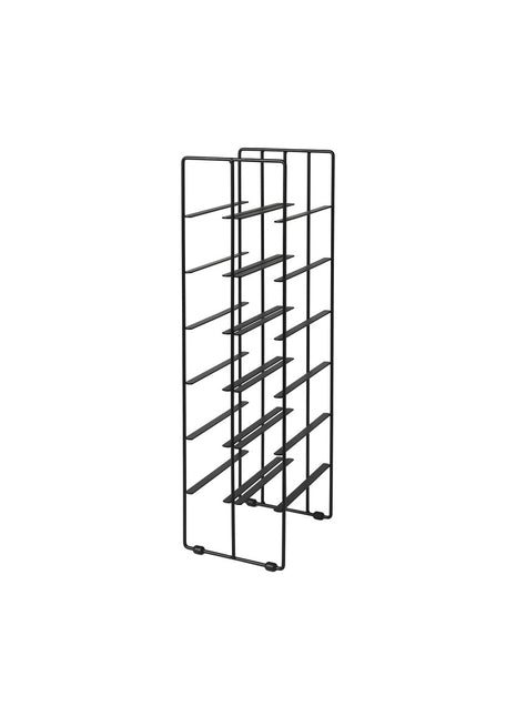 65776 Blomus Pilare wijnrek zwart staal voor 12 flessen