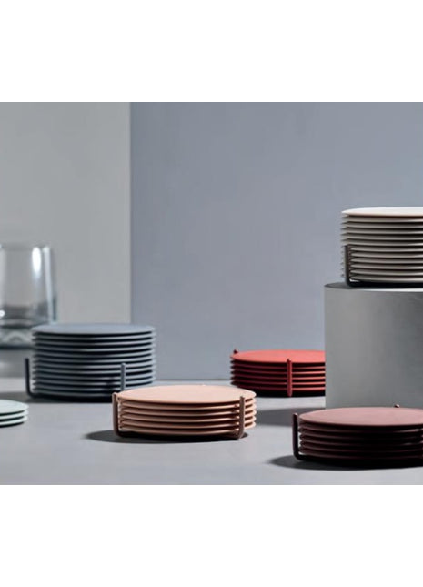 Zone Denmark Singles 6 onderzetter met houder Mud