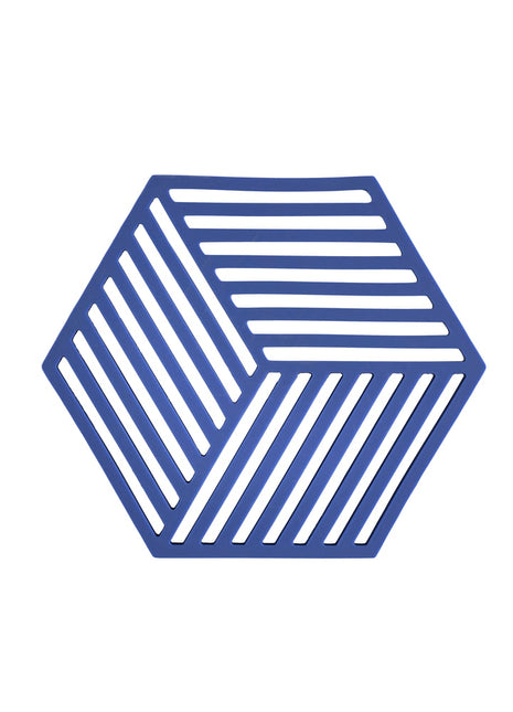 Zone Denmark Hexagon onderzetter - indigo blauw