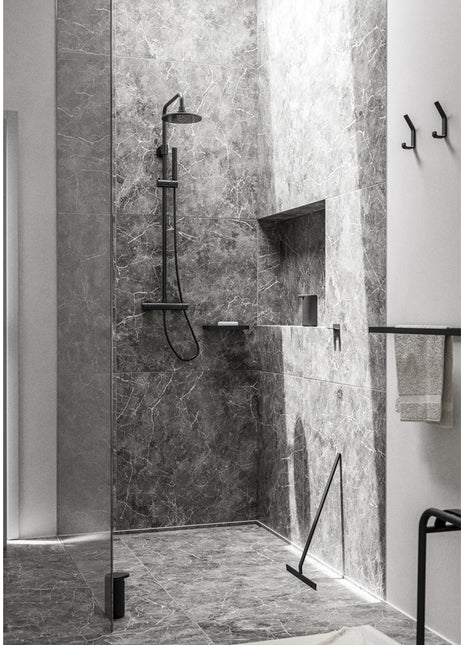 14895 Zone Denmark RIM douchewisser XL 30 cm + houder zwart