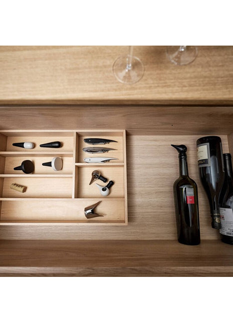 Zone Denmark Rocks Feather kurkentrekker glanzend RVS