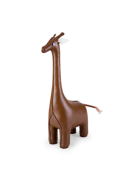 Züny Classic deurstop giraffe bruin kunstleer ZCDV0021-0701