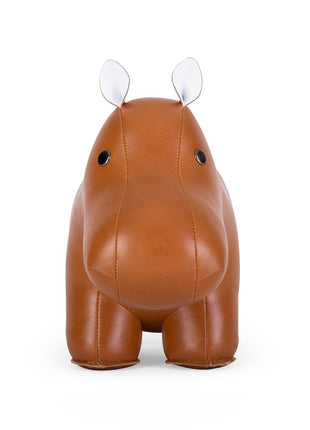 ZCDV0023-1001 Züny Classic deurstop / deurstopper Hippo nijlpaard bruin