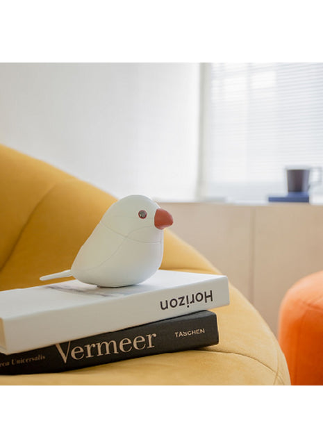 ZCPV0164-0103 Züny presse-papier Java mus kunstleer wit