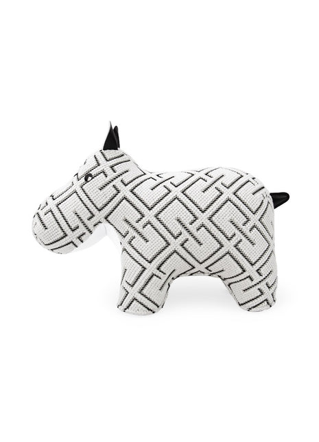 Züny Kvadrat boekensteun Grid Hippo wit