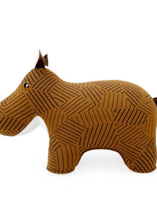 Züny Kvadrat boekensteun Razzle Dazzle Hippo tan