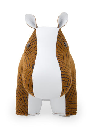 Züny Kvadrat boekensteun Razzle Dazzle Hippo tan