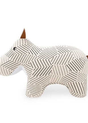 Züny Kvadrat boekensteun Razzle Dazzle Hippo wit