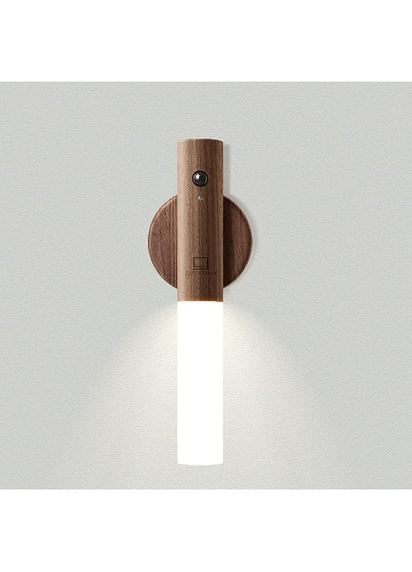 Ginko Design Smart Baton wandlamp magneet walnoten oplaadbaar G016WT