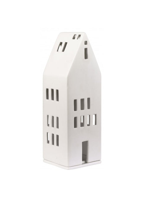 Räder theelicht huis grachtenhuis groot wit 10848