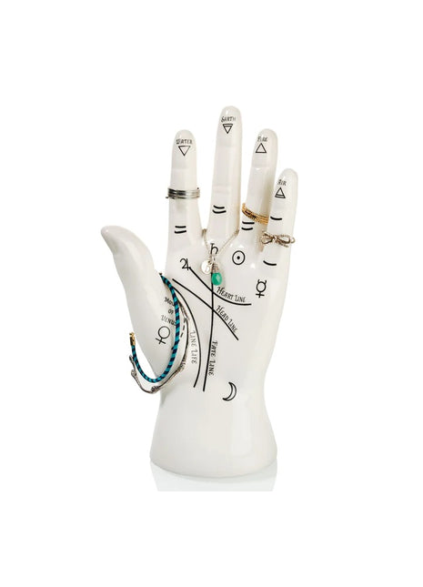 Bitten Design Palmistry sieradenhouder hand wit 1690