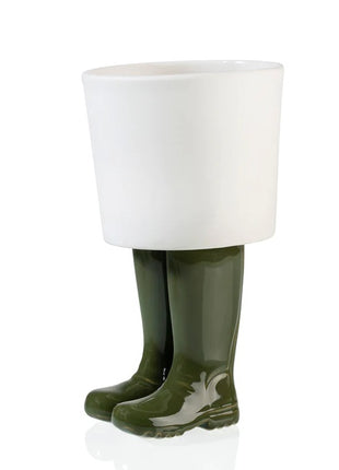 Bitten Design Wellington groene laarzen regenlaarzen bloempot L 2104GR