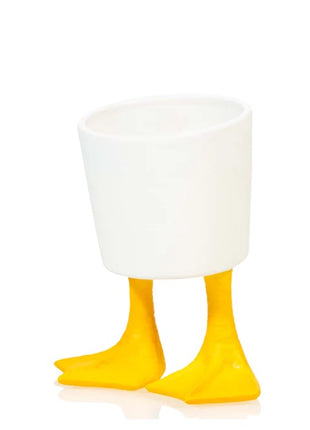 Bitten Design Duck Feet bloempot geel eendepoten eendevoeten groot 2042