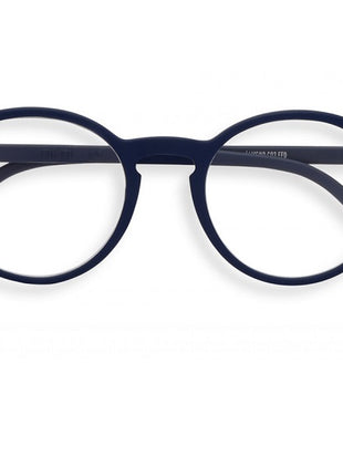 izipizi leesbril d - rond glas - navy blue - marine blauw - unisex