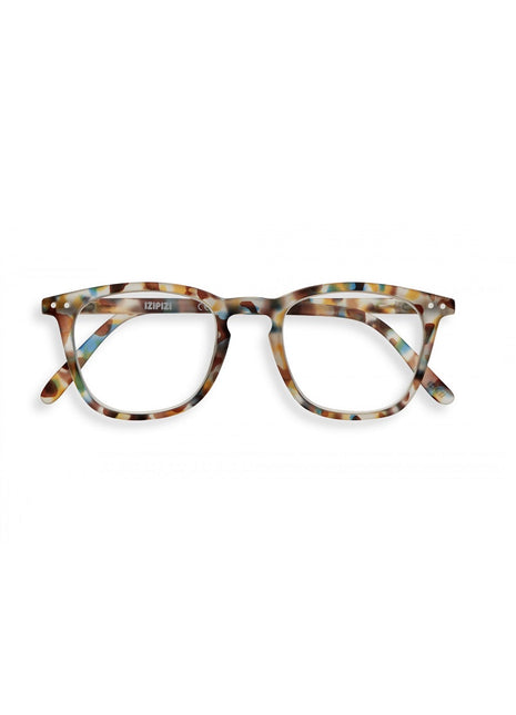 izipizi leesbril model e - blue tortoise - blauwe schildpad - unisex - bril sterkte