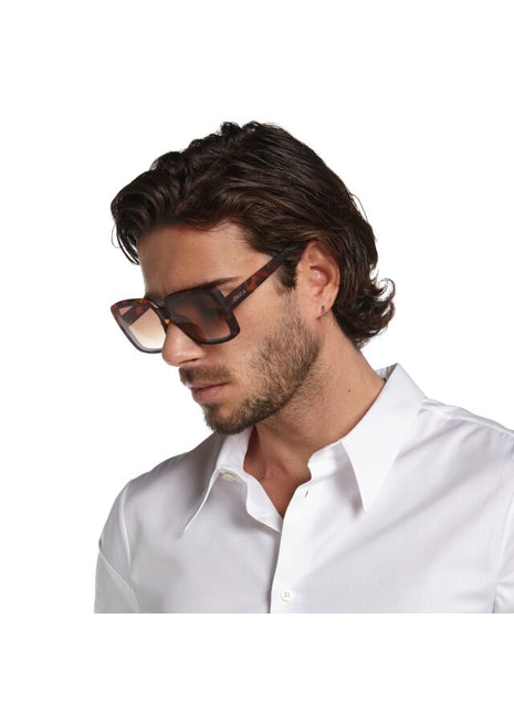 okkia zonnebril alessia unisex italiaans design havana bruin