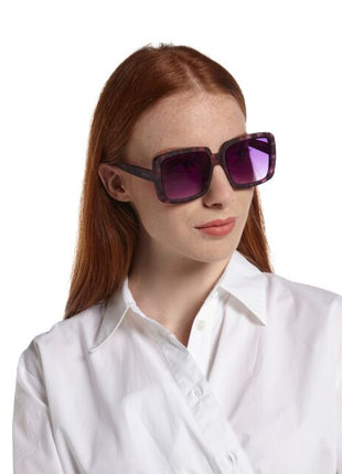 okkia dames zonnebril alessia vlinder havana roze italiaans design