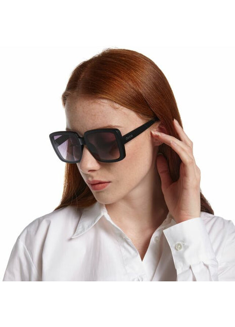 okkia zonnebril alessia vlinder zwart unisex italiaans design