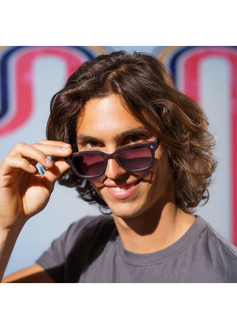 okkia johnny unisex zonnebril classic havanna modieus italiaans design bril OK012