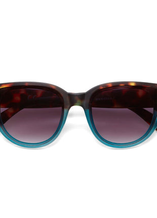 Okkia Silvia dames zonnebril havana blauw montuur modieus italiaanse bril ok020