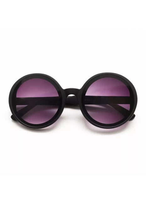 OKKIA Monica Round dames zonnebril zwart
