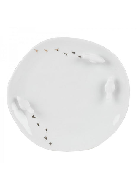 Räder tales bord zwerm vogels - flok birds - wit 15535