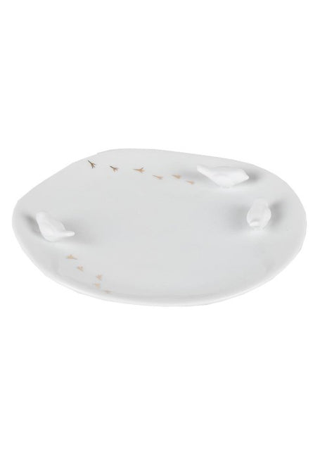 Räder tales bord zwerm vogels - flok birds - wit 15535