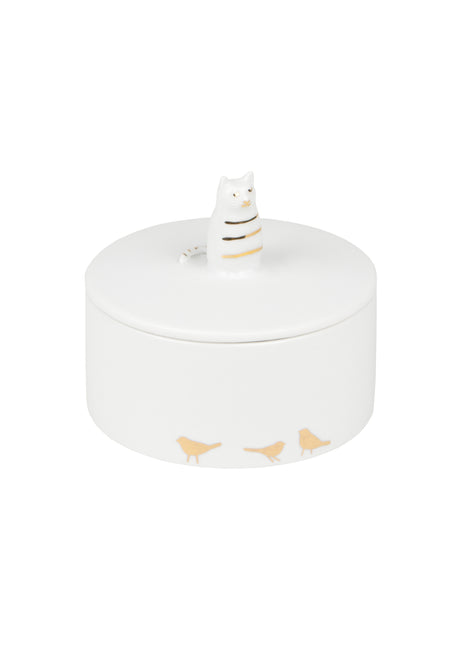Räder kat porseleinen potje met deksel 16222